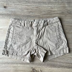 a.n.a Tan Bermuda Y2K Shorts Casual Cotton Blend